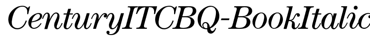 CenturyITCBQ-BookItalic