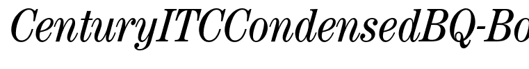 CenturyITCCondensedBQ-BookItalic