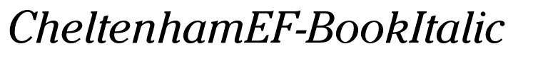 CheltenhamEF-BookItalic