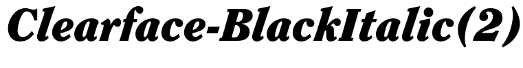 Clearface-BlackItalic(2)