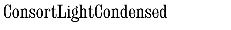 ConsortLightCondensed