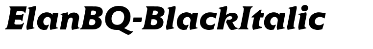 ElanBQ-BlackItalic