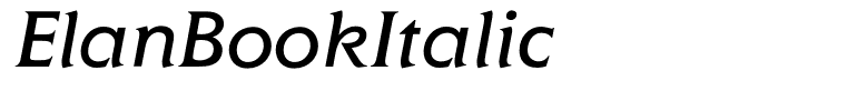 ElanBookItalic