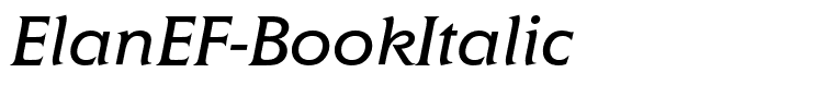 ElanEF-BookItalic