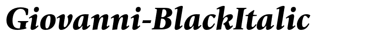 Giovanni-BlackItalic