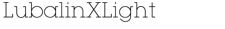 LubalinXLight