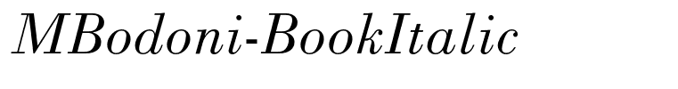 MBodoni-BookItalic