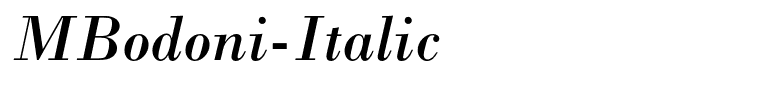 MBodoni-Italic