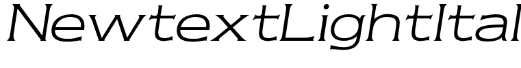 NewtextLightItalic