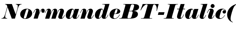 NormandeBT-Italic(1)