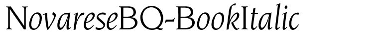 NovareseBQ-BookItalic