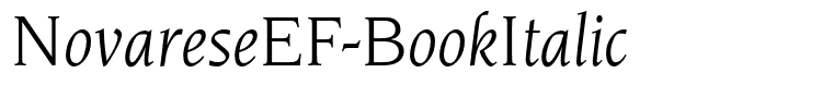 NovareseEF-BookItalic