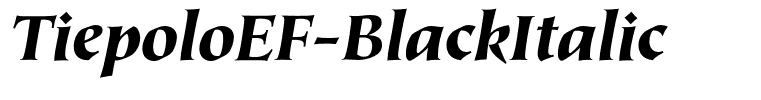 TiepoloEF-BlackItalic