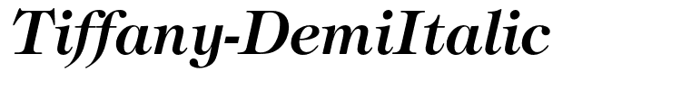 Tiffany-DemiItalic