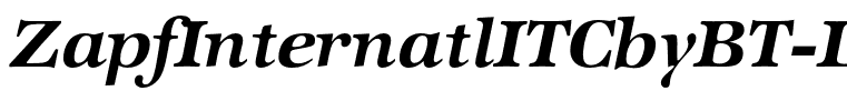 ZapfInternatlITCbyBT-DemiItalic