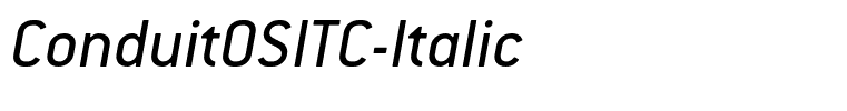 ConduitOSITC-Italic