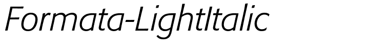 Formata-LightItalic