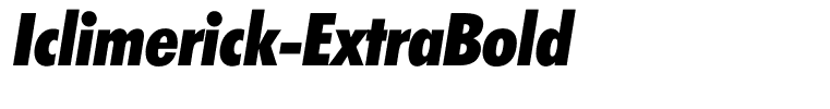 Iclimerick-ExtraBold