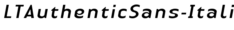 LTAuthenticSans-Italic