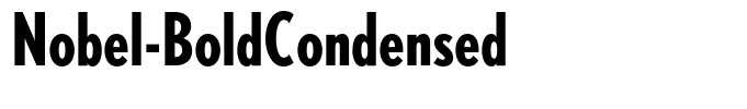 Nobel-BoldCondensed