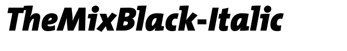 TheMixBlack-Italic