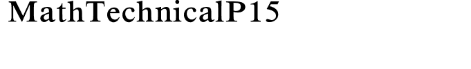 MathTechnicalP15