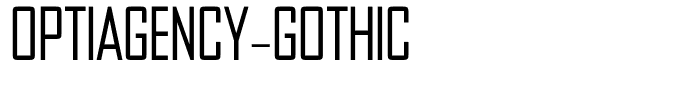 OPTIAgency-Gothic