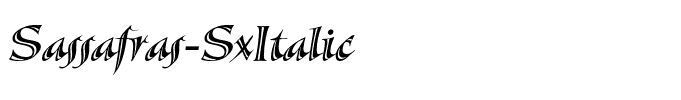 Sassafras-SxItalic