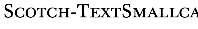 Scotch-TextSmallcaps