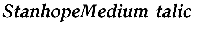 StanhopeMediumItalic