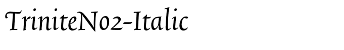 TriniteNo2-Italic