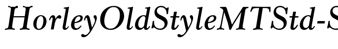 HorleyOldStyleMTStd-SbIt(1)