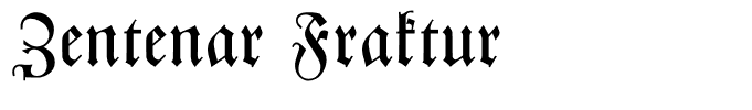 Zentenar Fraktur