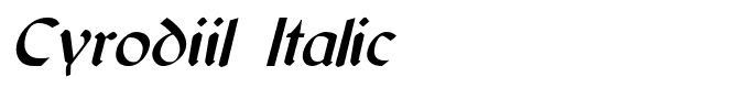 Cyrodiil Italic