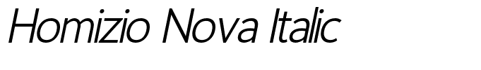 Homizio Nova Italic