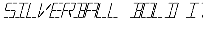 Silverball Bold Italic