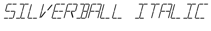 Silverball Italic