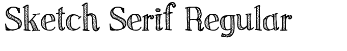 Sketch Serif Regular