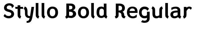 Styllo Bold Regular