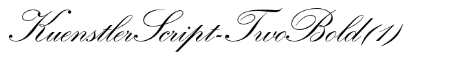 KuenstlerScript-TwoBold(1)