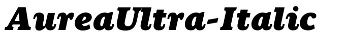 AureaUltra-Italic