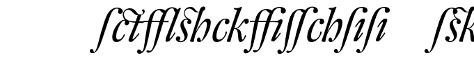 DTLFleischmannDAlternate-Italic