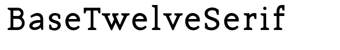 BaseTwelveSerif