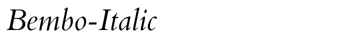 Bembo-Italic