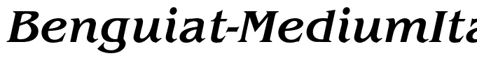 Benguiat-MediumItalic