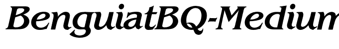 BenguiatBQ-MediumItalic