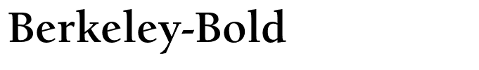 Berkeley-Bold