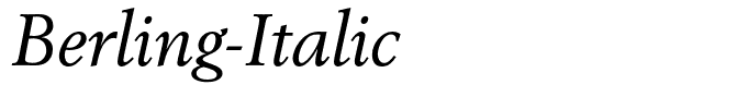 Berling-Italic