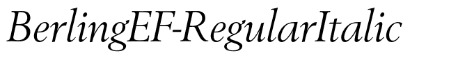 BerlingEF-RegularItalic