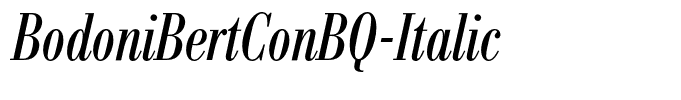 BodoniBertConBQ-Italic